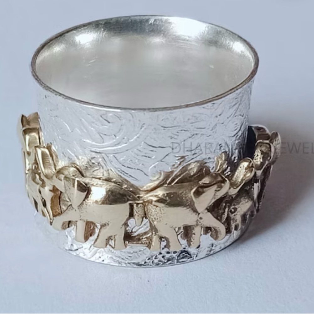 Elephant Spinner Ring